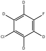 Benzene-1,2,4,5-d4, 3-chloro-6-fluoro- Struktur